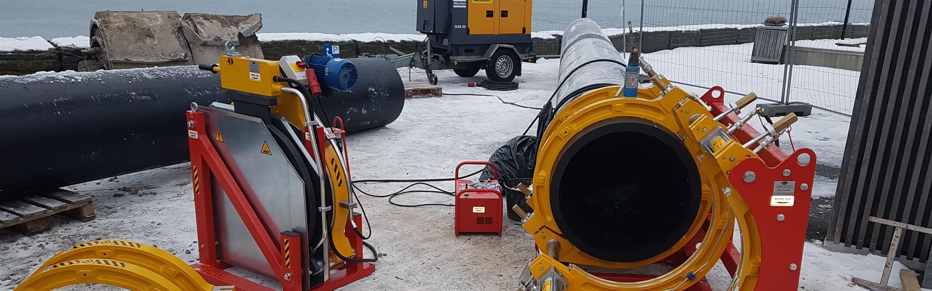 Marine Tech¤Plastsveising / PE Rørklemming